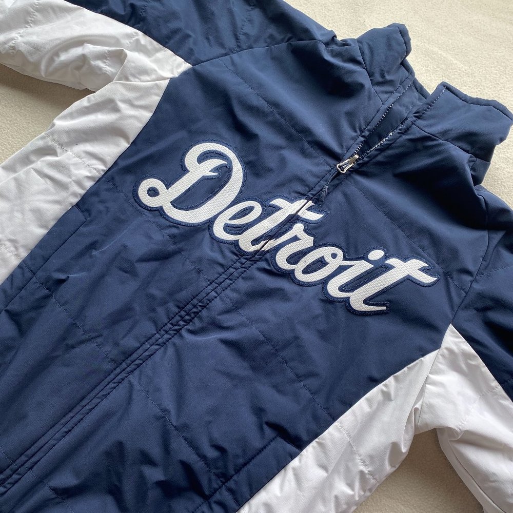 Detroit Tigers Navy and White "Detroit" Jacket